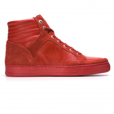 Ανδρικά κόκκινα sneakers Martin Pescatore It050216-4 2