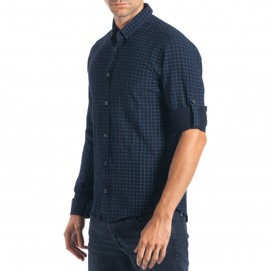 Ανδρικό γαλάζιο πουκάμισο Mario Puzo tsf270917-14 4