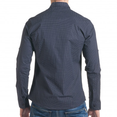 Ανδρικό γαλάζιο πουκάμισο Mario Puzo tsf070217-12 3
