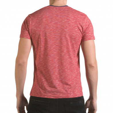 Ανδρική κόκκινη κοντομάνικη μπλούζα Franklin il170216-15 3