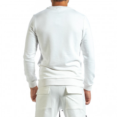 Ανδρική λευκή μπλούζα Breezy 21402052 tr070921-40 3