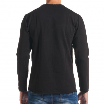 Ανδρική μαύρη μπλούζα FM it180816-7 3