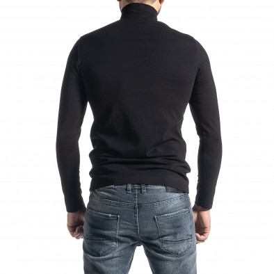Ανδρική μαύρη μπλούζα Duca Homme it010221-68 3