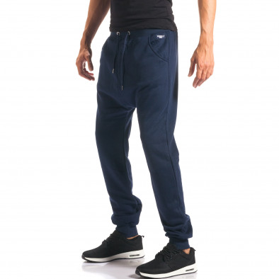 Ανδρικό γαλάζιο παντελόνι jogger Marshall it160816-21 2