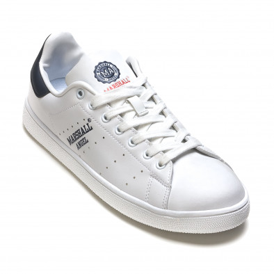 Ανδρικά λευκά sneakers Marshall it110316-100 3