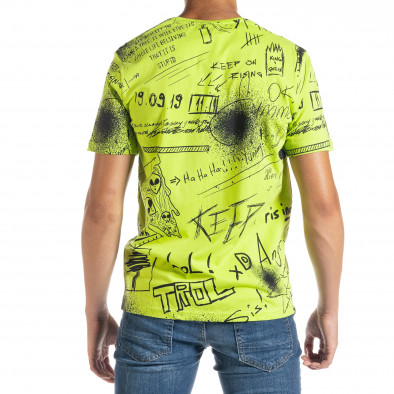 Ανδρική πράσινη κοντομάνικη μπλούζα Breezy tr010720-33 3