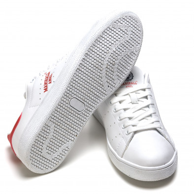 Ανδρικά λευκά sneakers Marshall it110316-101 4
