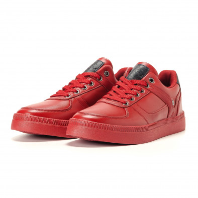 Ανδρικά κόκκινα sneakers Montefiori it200917-20 3