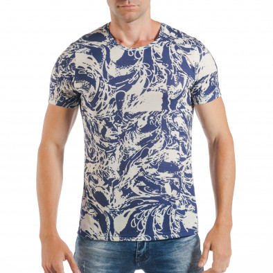 Ανδρική κοντομάνικη μπλούζα σε δύο χρώματα tsf250518-53 2