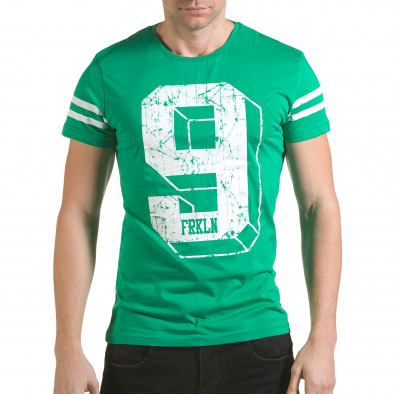 Ανδρική πράσινη κοντομάνικη μπλούζα Franklin il170216-19 2