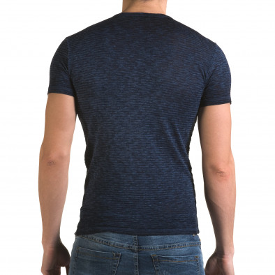 Ανδρική γαλάζια κοντομάνικη μπλούζα Lagos il120216-48 3