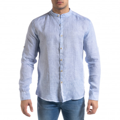 Ανδρικό γαλάζιο πουκάμισο RNT23 tr110320-89 3