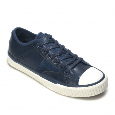 Ανδρικά γαλάζια sneakers Tony-P it270416-1 3
