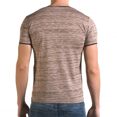 Ανδρική ροζ κοντομάνικη μπλούζα Lagos il120216-37 3