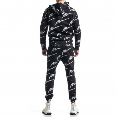 Ανδρικό μαύρο αθλητική φόρμα Duca Homme it010221-63 5