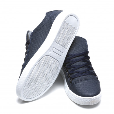 Ανδρικά γαλάζια sneakers Coner il160216-6 4