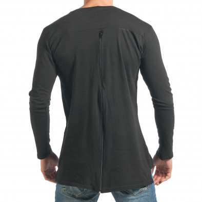 Ανδρική μαύρη μπλούζα Duca Homme it290118-103 3