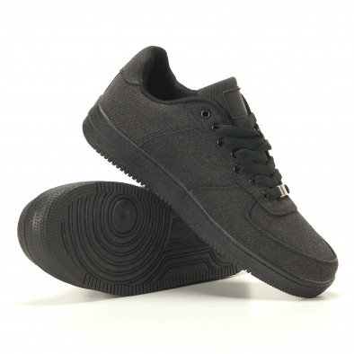 Ανδρικά μαύρα sneakers Niadi it020617-24 4