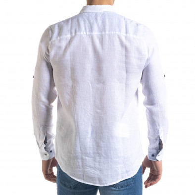 Ανδρικό λευκό πουκάμισο RNT23 tr110320-94 4
