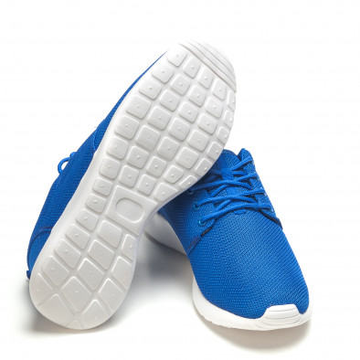 Ανδρικά γαλάζια αθλητικά παπούτσια Naban it210416-2 4