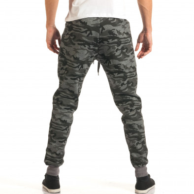 Ανδρικό καμουφλαζ παντελόνι jogger New Mentality it191016-1 3