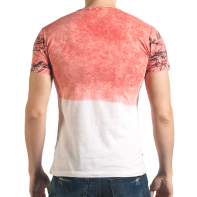 Ανδρική ροζ κοντομάνικη μπλούζα Lagos il140416-64 3