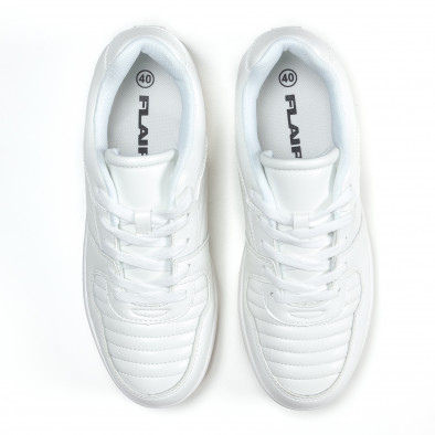 Ανδρικά λευκά sneakers Flair it020617-6 4