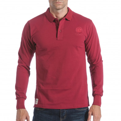 Ανδρική κόκκινη μπλούζα Marshall it160817-88 2