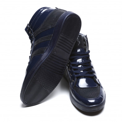 Ανδρικά γαλάζια sneakers Coner il160216-2 4
