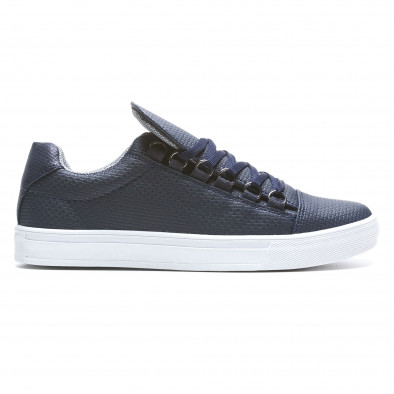 Ανδρικά γαλάζια sneakers Coner il160216-6 2