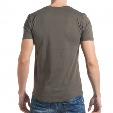 Ανδρική πράσινη κοντομάνικη μπλούζα SAW tsf060217-38 3