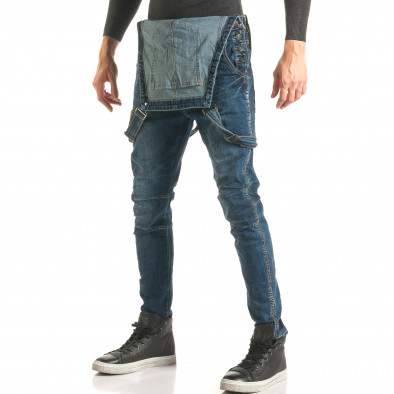 Ανδρικό γαλάζιο τζιν σαλοπετα Always Jeans it181116-60 4