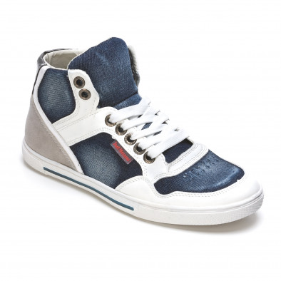Ανδρικά γαλάζια sneakers Staka It050216-16 3