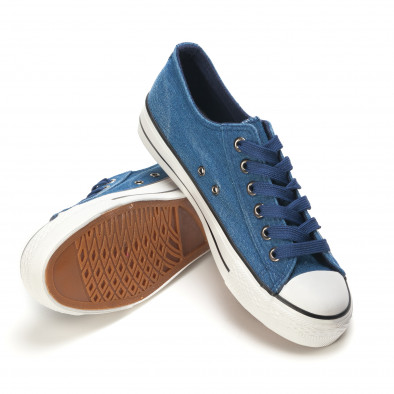 Ανδρικά γαλάζια sneakers Mondo Naturale it090616-12 4