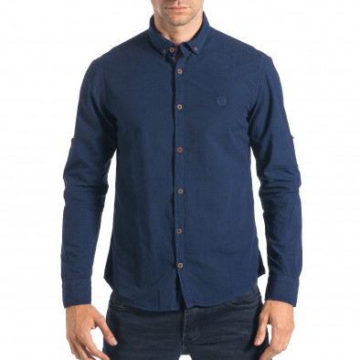 Ανδρικό γαλάζιο πουκάμισο Mario Puzo tsf270917-2 2