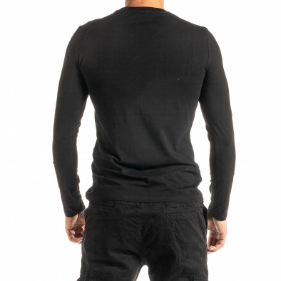 Ανδρική μαύρη μπλούζα Jeans Sport it300920-45 3