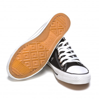 Ανδρικά μαύρα sneakers Dilen It050216-1 4