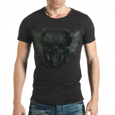 Ανδρική μαύρη κοντομάνικη μπλούζα Catch il140416-14 2