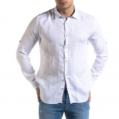Ανδρικό λευκό πουκάμισο RNT23 tr110320-94 3