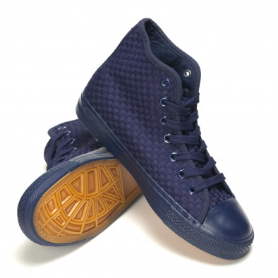 Ανδρικά γαλάζια sneakers Bella Comoda it050816-3 4