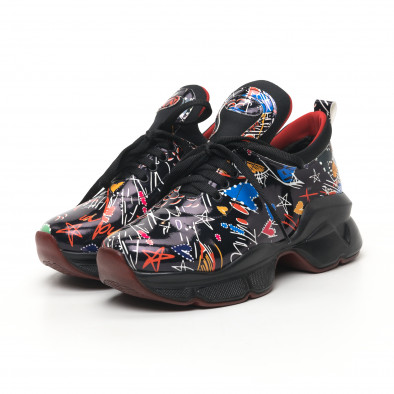 Γυναικεία μαύρα sneakers Bodrum tr180320-24 3