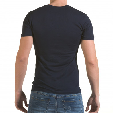 Ανδρική γαλάζια κοντομάνικη μπλούζα SAW il170216-66 3