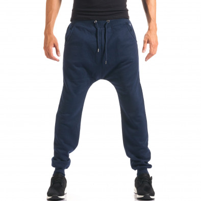 Ανδρικό γαλάζιο παντελόνι jogger Marshall it160816-21 4