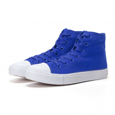 Ανδρικά γαλάζια sneakers Bella Comoda it250118-5 3