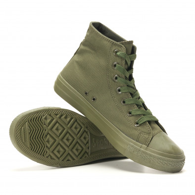 Ανδρικά πράσινα sneakers Osly iv220420-3 4