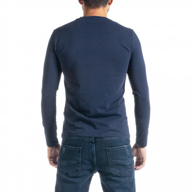 Ανδρική γαλάζια μπλούζα Jeans Sport it300920-47 3