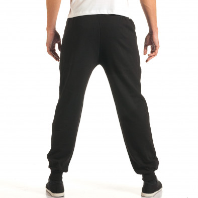 Ανδρικό μαύρο παντελόνι jogger RHUM22 it191016-33 3