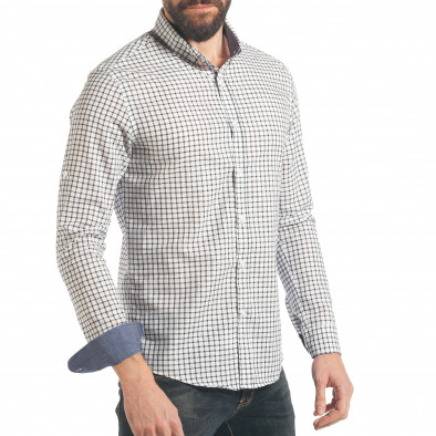 Ανδρικό λευκό πουκάμισο Mario Puzo tsf220218-1 3