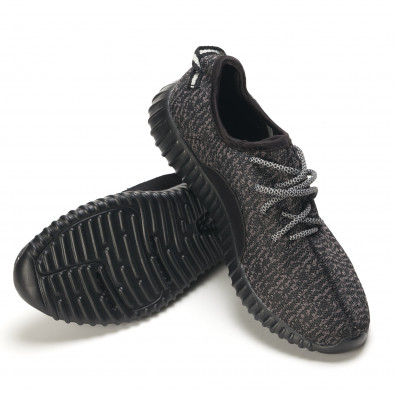Ανδρικά μαύρα αθλητικά παπούτσια Situo it090616-18 4