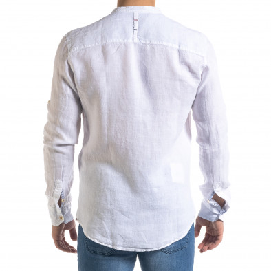 Ανδρικό λευκό πουκάμισο RNT23 tr110320-90 4